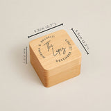 Handcrafted Wooden Ring Box
