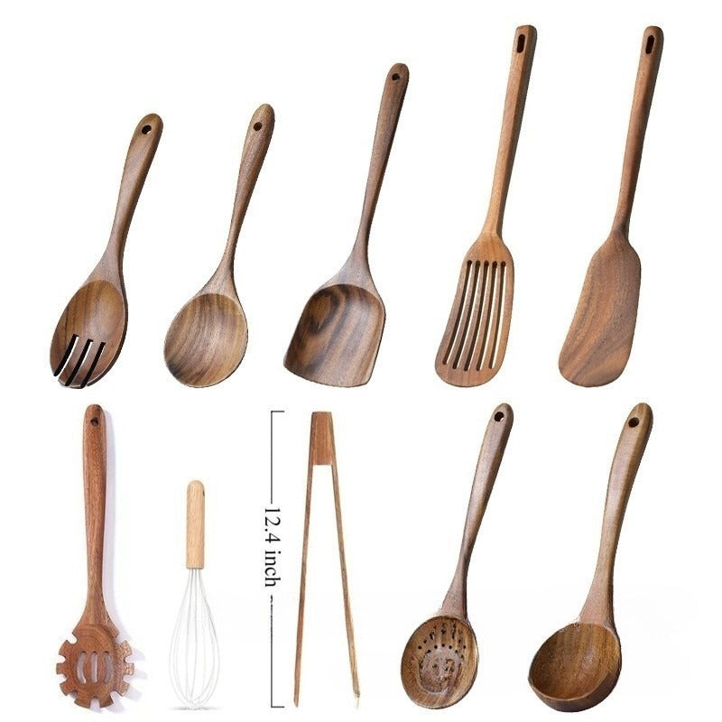 Wooden Cooking Spoon Set
