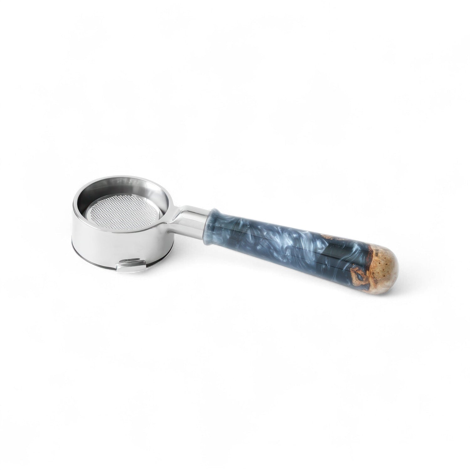 Walnut & Resin Handle Bottomless Portafilter