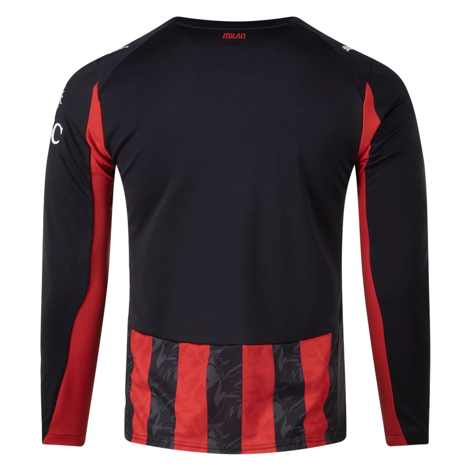 AC Milan 25/26 Long Sleeve Home Jersey (Red/Black)