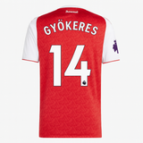 Arsenal 25/26 Home Jersey Viktor Gyökeres #14