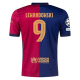 Barcelona 24/25 Home Jersey Lewandowski #9