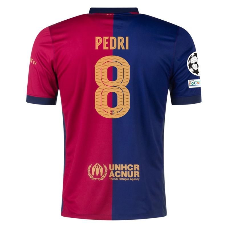Barcelona 24/25 Home Jersey Pedri #8