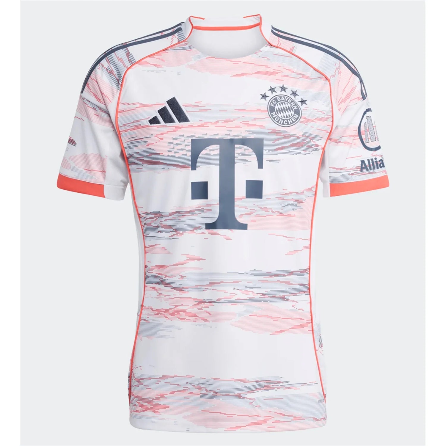 Bayern Munich 25/26 Away Jersey (White/Red)