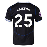 Chelsea 25/26 Third Jersey Moises Caicedo #25 (Black)
