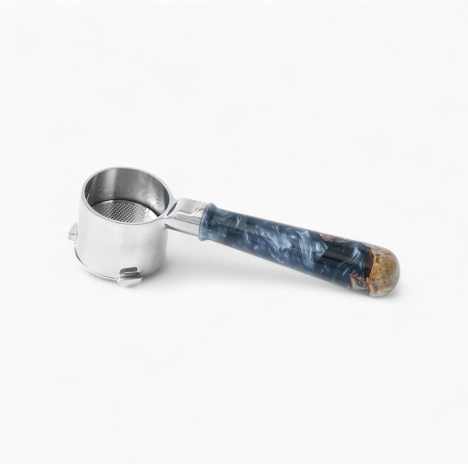 Walnut & Resin Handle Bottomless Portafilter