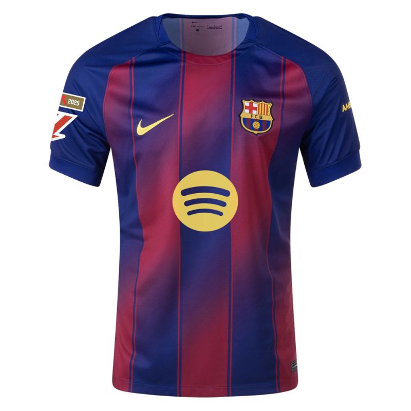 FC Barcelona 2025/26 Home Jersey Lewandowski #9 - Blue/Red