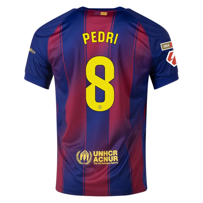 FC Barcelona 2025/26 Home Jersey Pedri #8 - Blue/Red