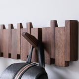 Wooden Wall-Mounted Coat Rack