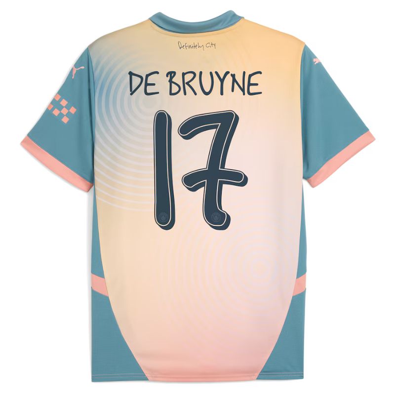 Manchester City 24/25 Fourth Jersey De Bruyne #17