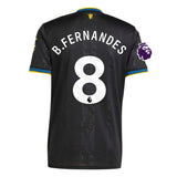 Manchester United 25/26 Third Jersey B. Fernandes #8 (Black)