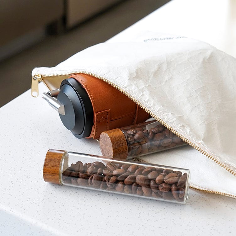 Coffee Beans Storage Container Tube Glass Display Rack