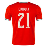 Portugal 2025 Home Jersey Diogo Jota #21