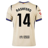 FC Barcelona 25/26 Away Jersey Rashford #14