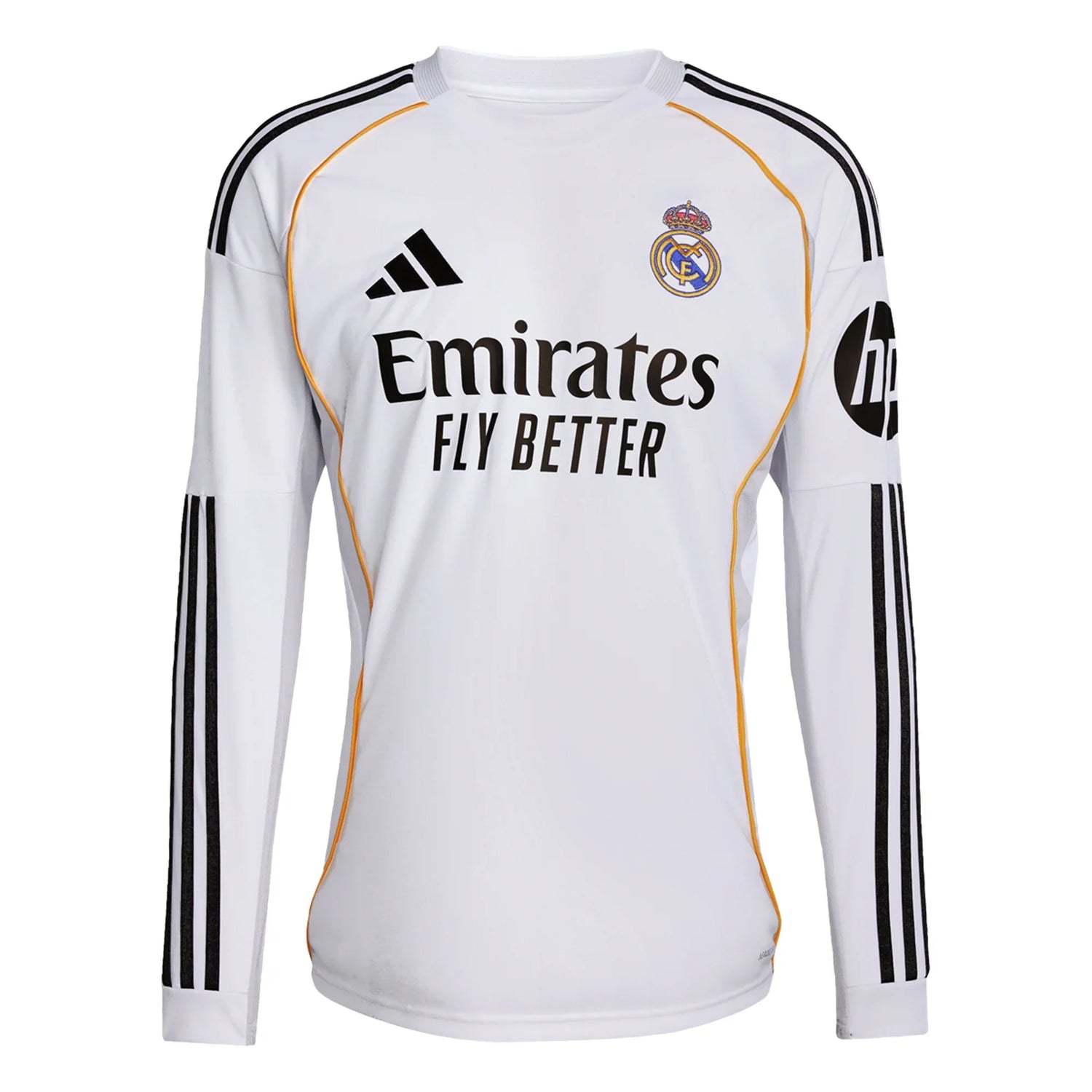 Real Madrid 2025/26 Home Long Sleeve Jersey - White