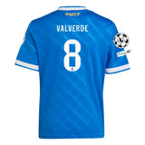 Real Madrid 25/26 Third Jersey Federico Valverde #8 (Blue)