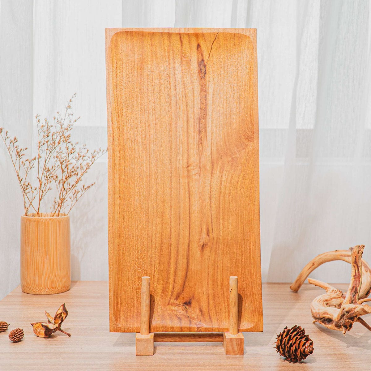 Rectangular Teak Wood Plate - Large