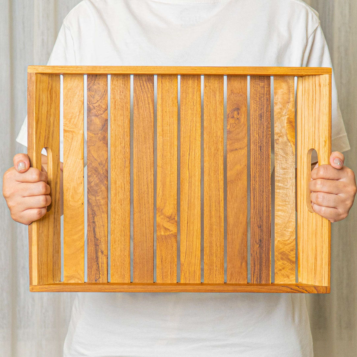 Teak Wood Serving Tray