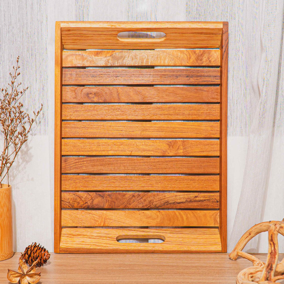 Teak Wood Serving Tray