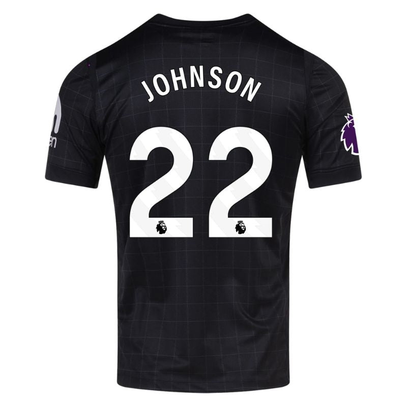 Tottenham 25/26 Away Jersey Johnson #22 (Black)