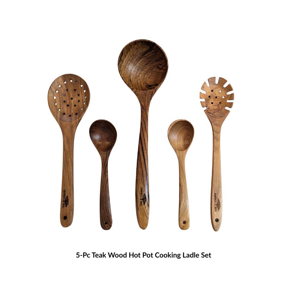 Teak Wood Spaghetti Fork Cooking utensils