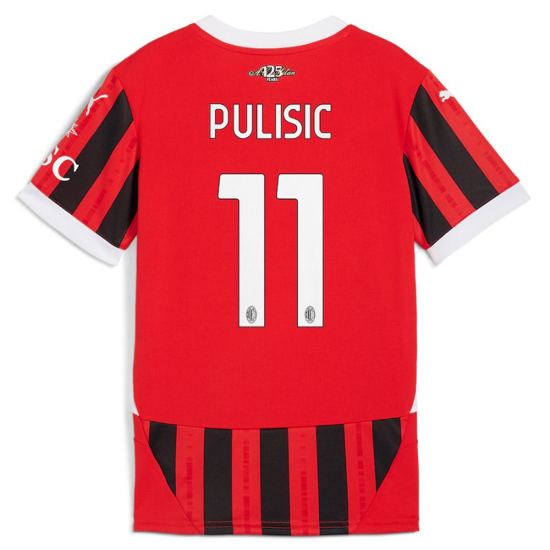 AC Milan 24/25 Home Jersey Pulisic #11