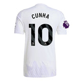 Manchester United 25/26 Away Jersey Cunha #10